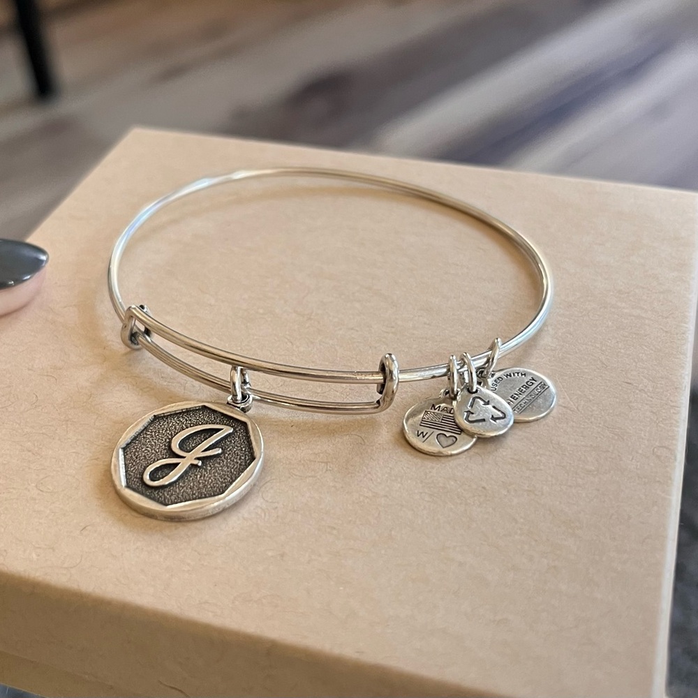 Alex and Ani letter J bracelet (2014)